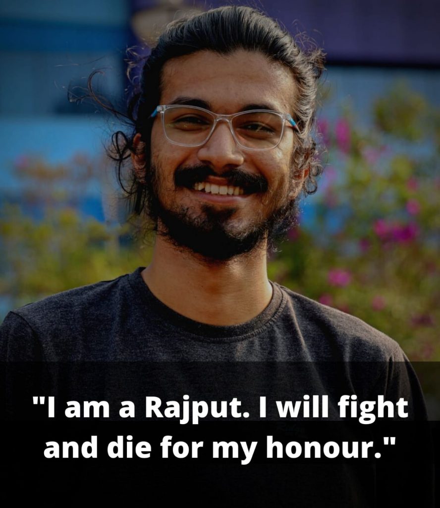 Rajput Attitude Status in English
