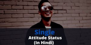 Single Attitude Status in Hindi