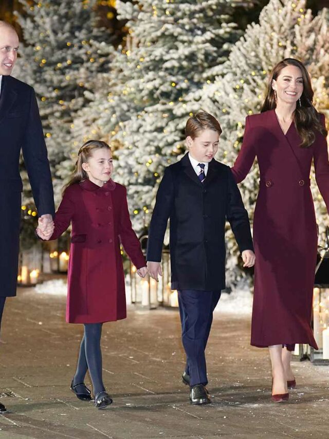 Prince George And Princess Charlotte Attend Kate Middleton’S Christmas Show Mom And Dad.