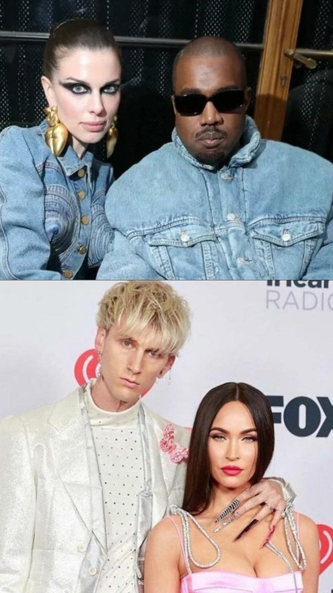 Megan Fox & Mgk To Kanye & Julia Fox, Couples That Wore Matching Outfits On The Red Carpet