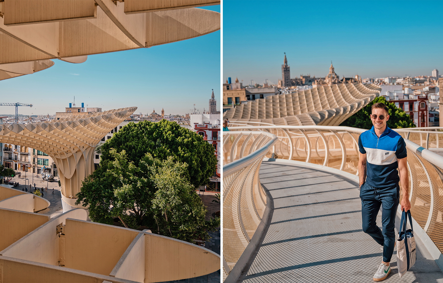 Maior estrutura de madeira do mundo: Metropol Parasol Seville
