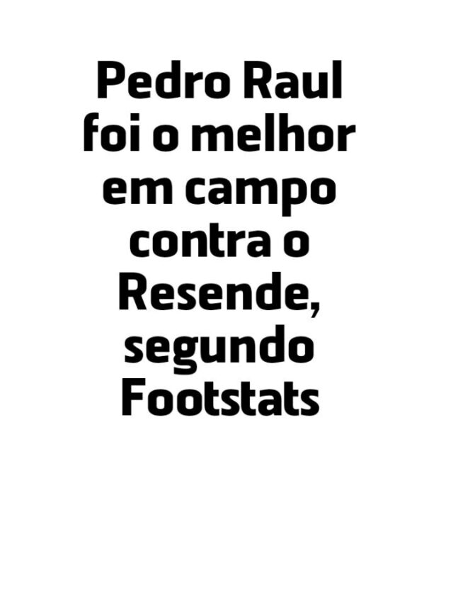 Resende Futebol Clube Vs. Clube De Regatas Do Flamengo »