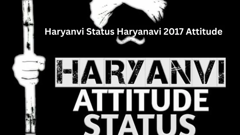 Haryanvi Status Haryanavi 2017 Attitude