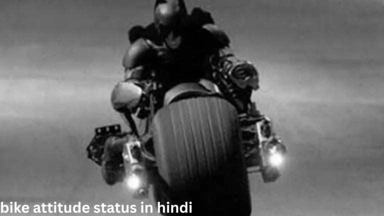 bike attitude status in hindi